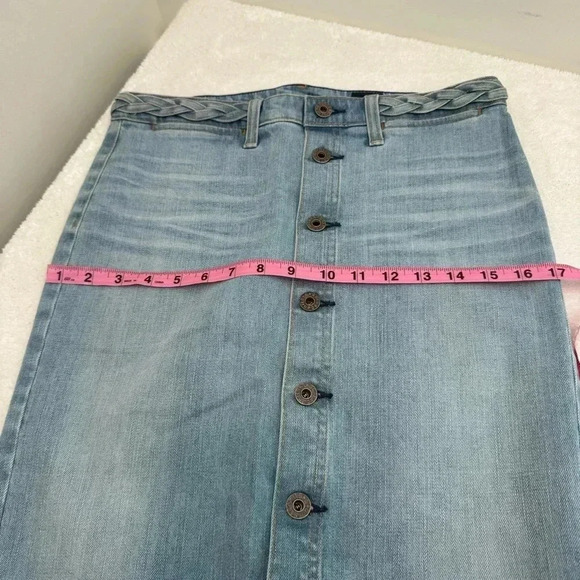 Adriano Goldschmied Button Front Denim Skirt - Picture 10 of 10